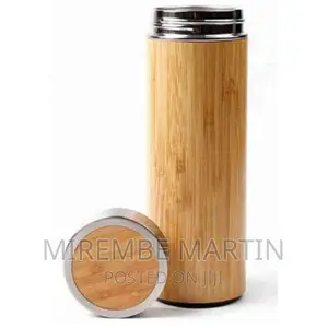 Double Wall Stainless Steel Bamboo Insulating Vacuum Flask