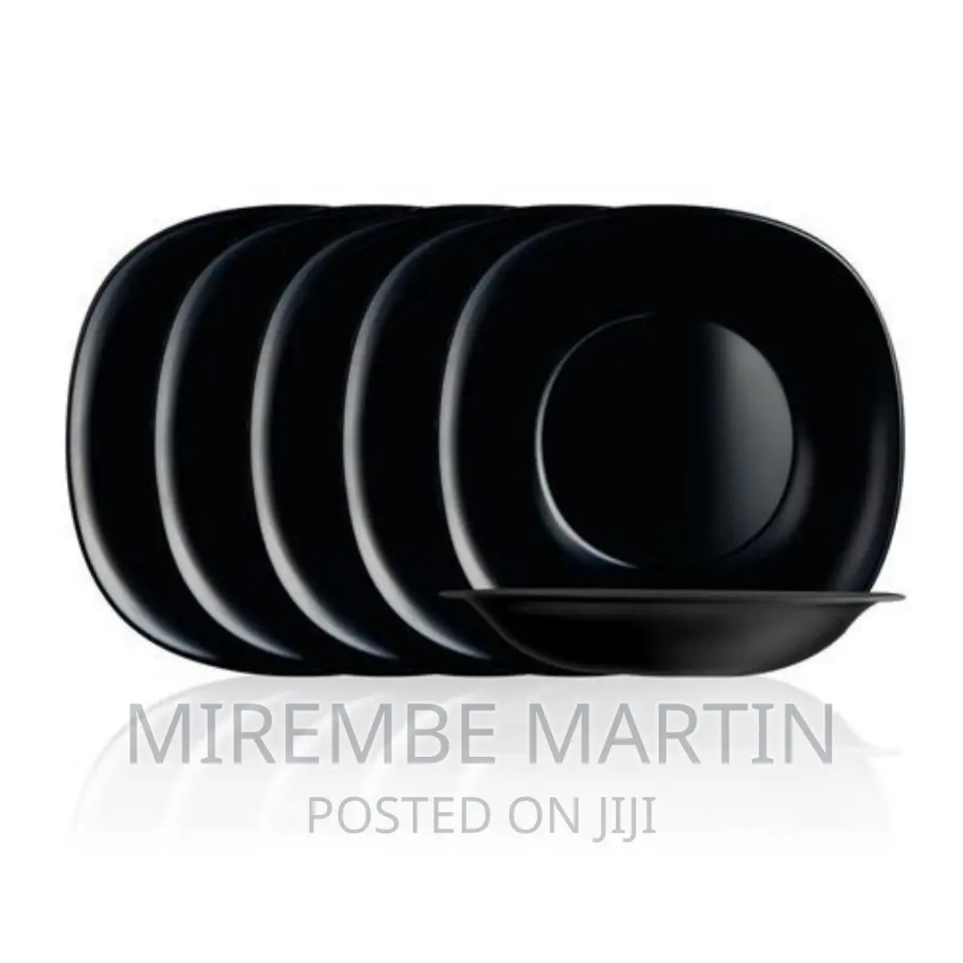 Luminarc 6 Pieces of Luminarc Deep Soup Plates Bowls,Black