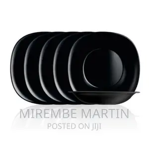Luminarc 6 Pieces of Luminarc Deep Soup Plates Bowls,Black