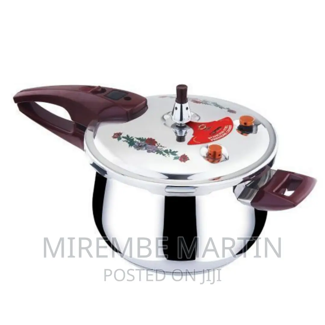 5 Litres Stainless Steel Pressure Cooker With Steamer