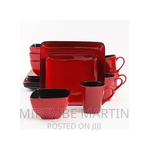 Other 16 Piece Square Plates, Cups, Bowls Dinner Set