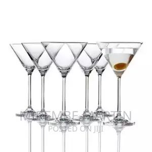 6 Pieces of Wine,Martini,Cocktails Glasses – Colorless