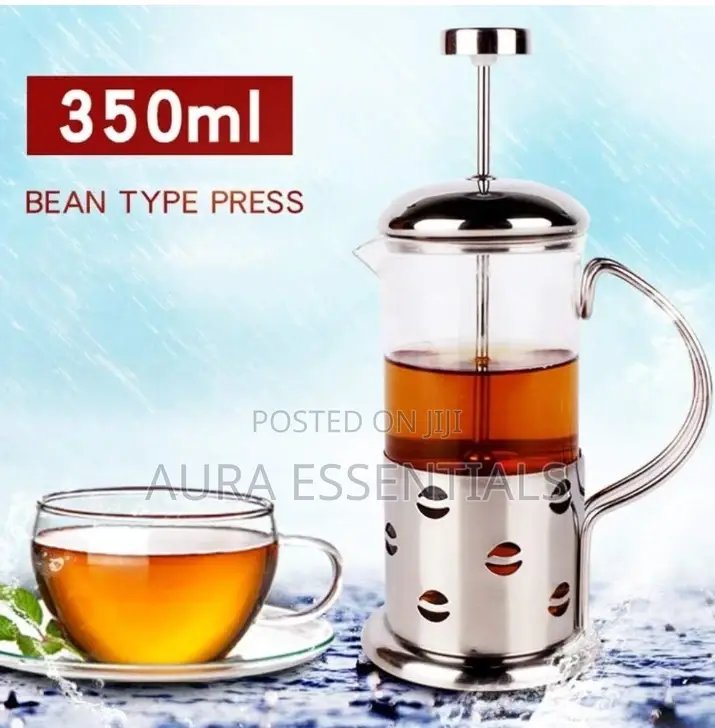 2 Stainless Steel French Press Coffee Filter Pot( Tea Maker)