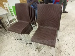 Plastic Chairs Coffee Brown