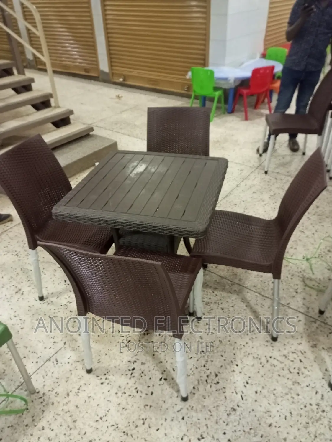 Table Set Coffee Brown