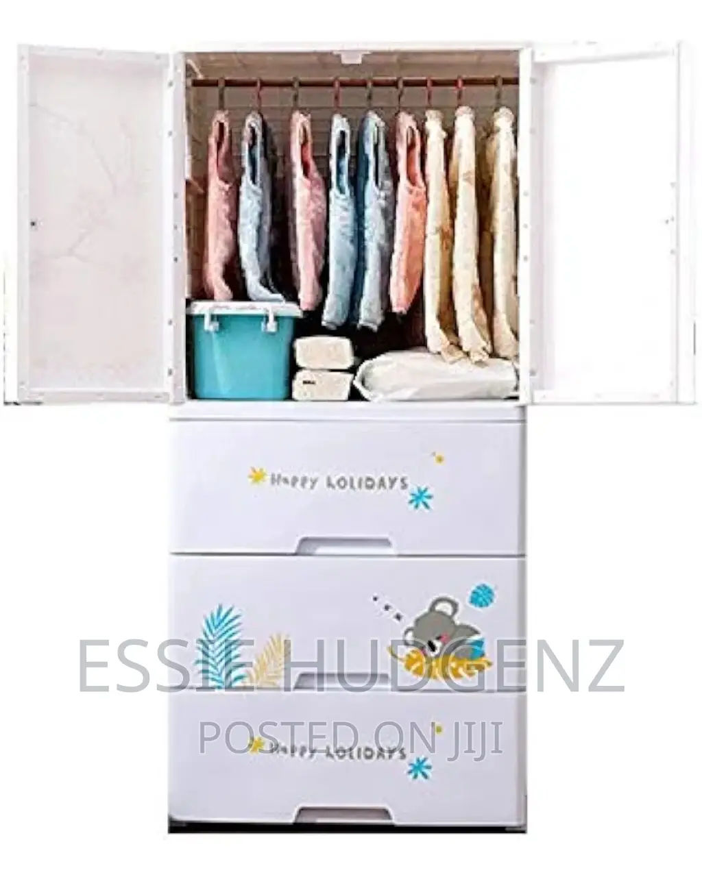 Plastic Drawer Wardrobe for Kids