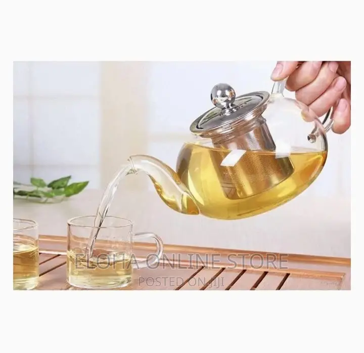 600ml/Glass Kettle Clear Tea Pot With Infuser