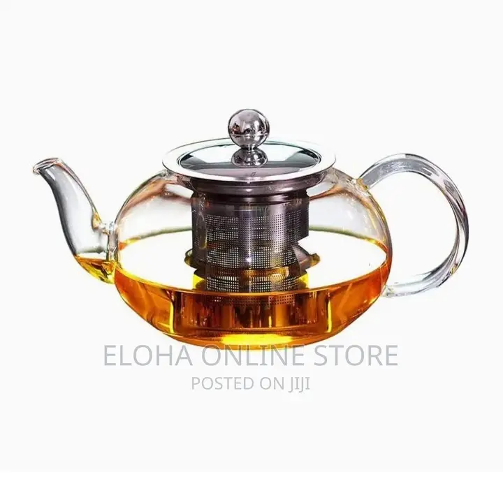 600ml/Glass Kettle Clear Tea Pot With Infuser