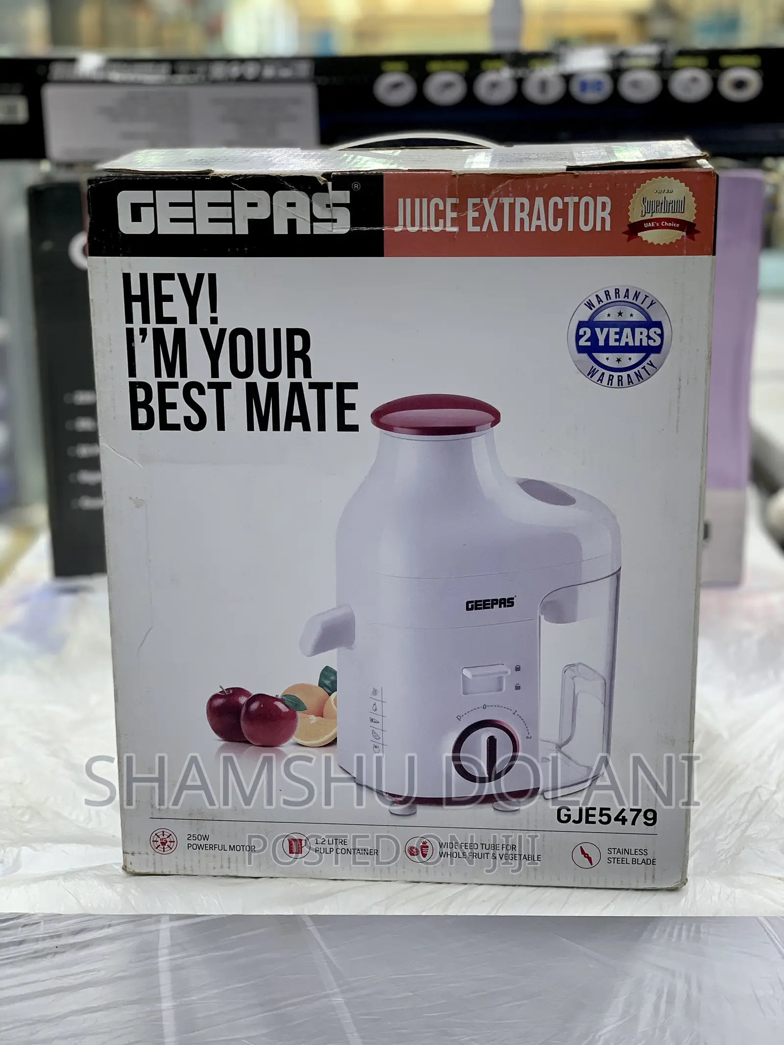 Geepas Juice Extractor on Promotion at 80,000=