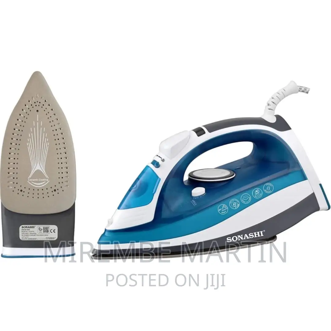 Sonashi Steam Iron, 2400W SI-5075C, With Ceramic Soleplate –