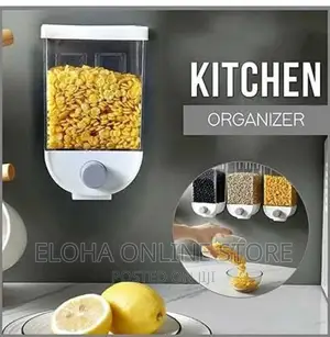 Push Button 3 PCS Wall Mount Cereal Dispenser