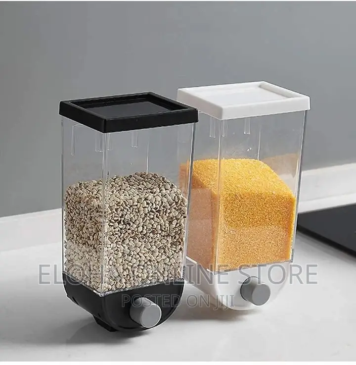 Push Button 3 PCS Wall Mount Cereal Dispenser