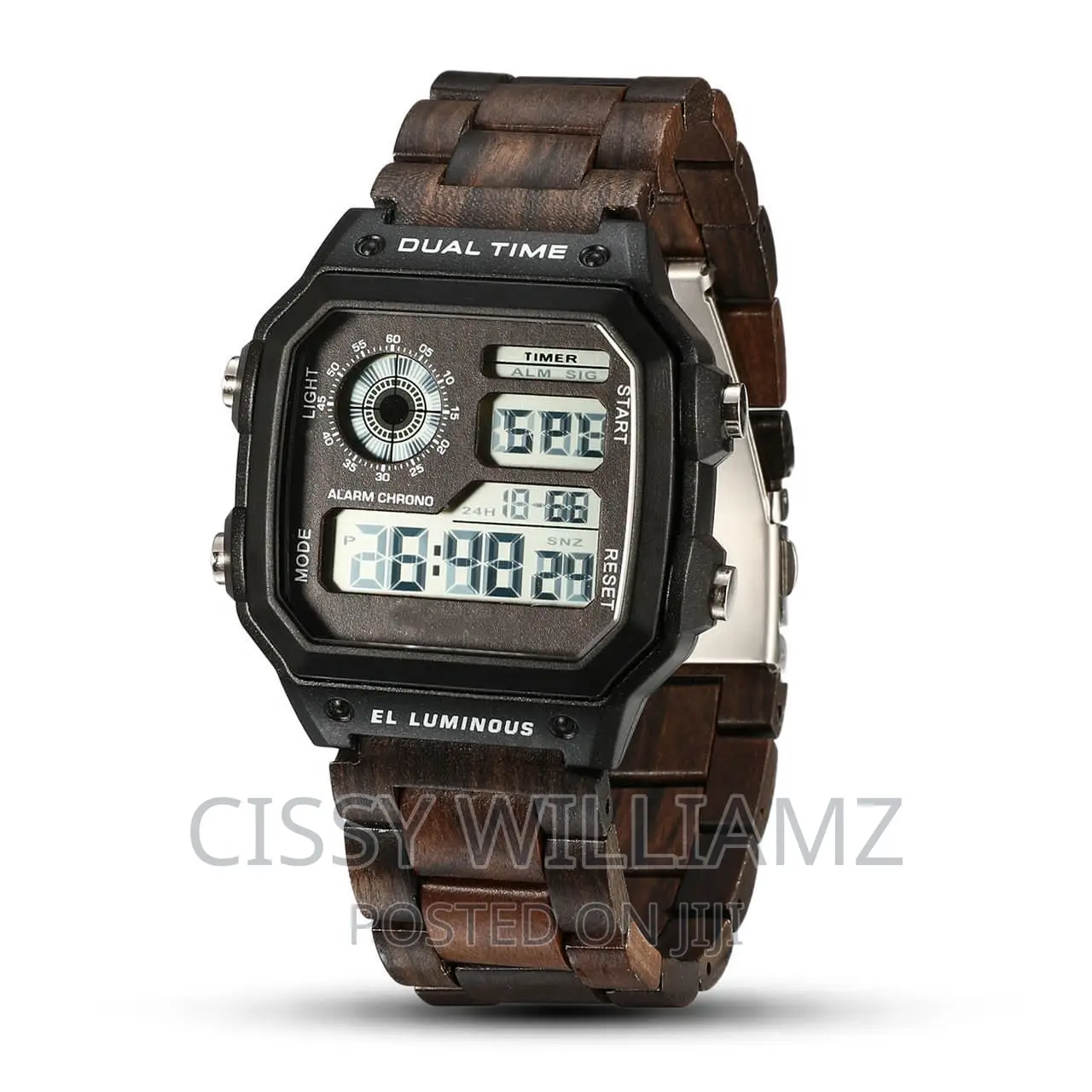 Wood Watch Digital Men's Watch/Men's Digital Wood Watch
