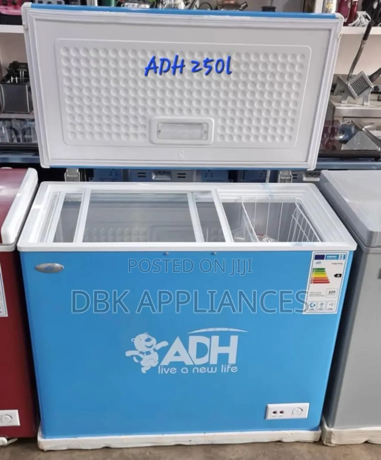 Adh 250l Deep/Chest Freezer Original 2yr Warranty