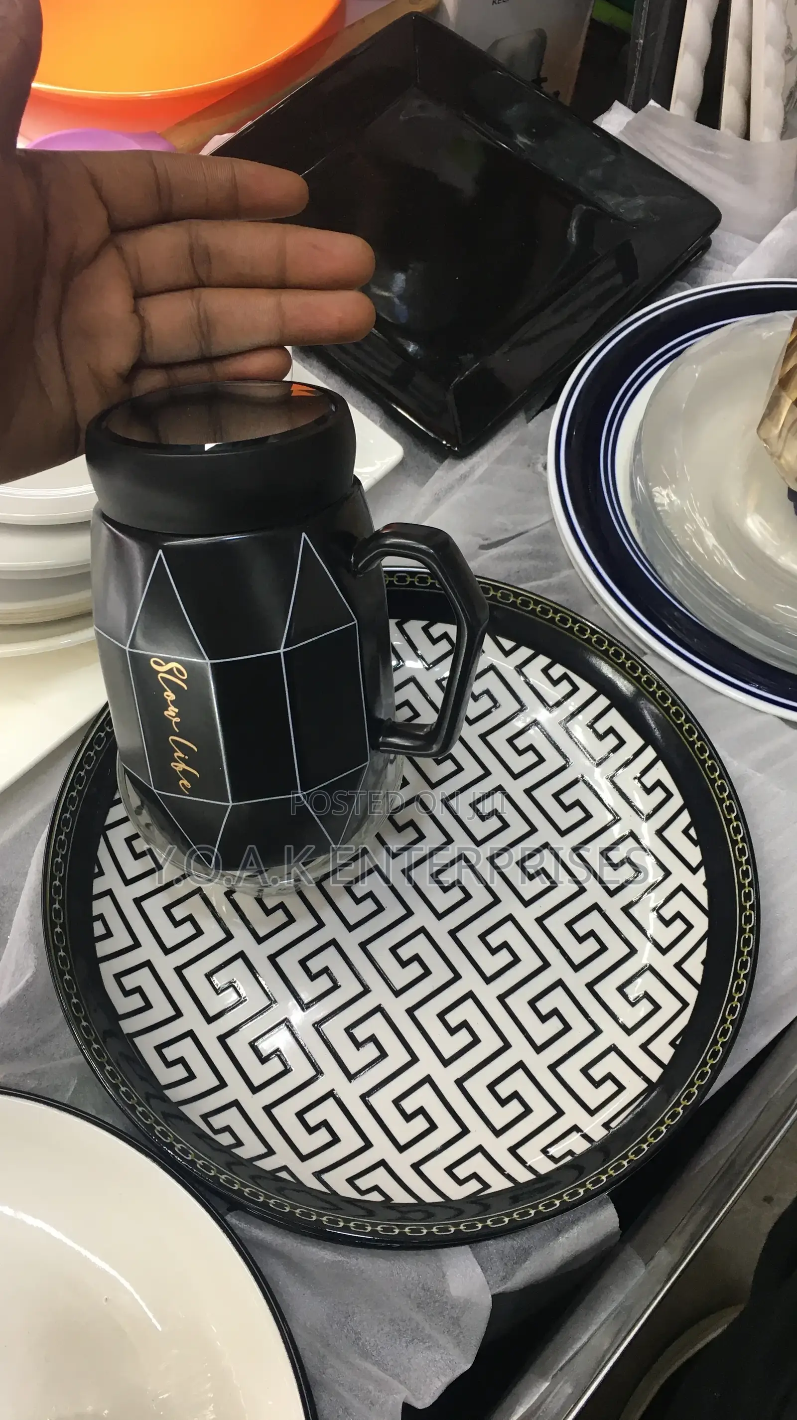 Mirror Cups Ceramic