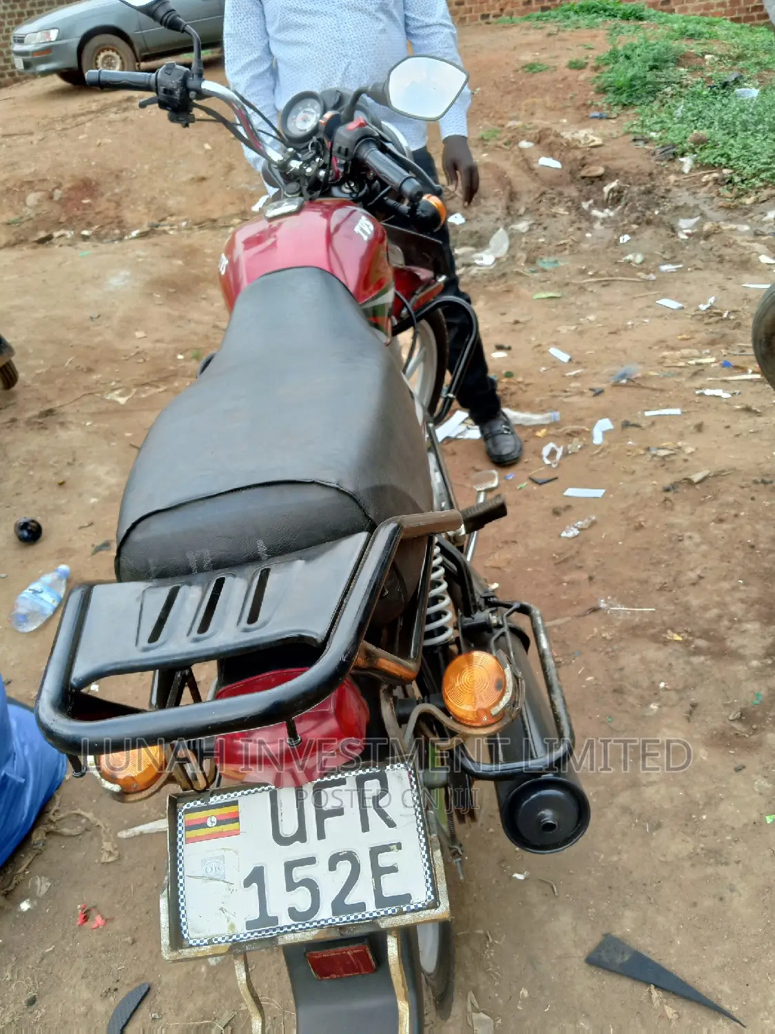 TVS HLX 125 2023 Red
