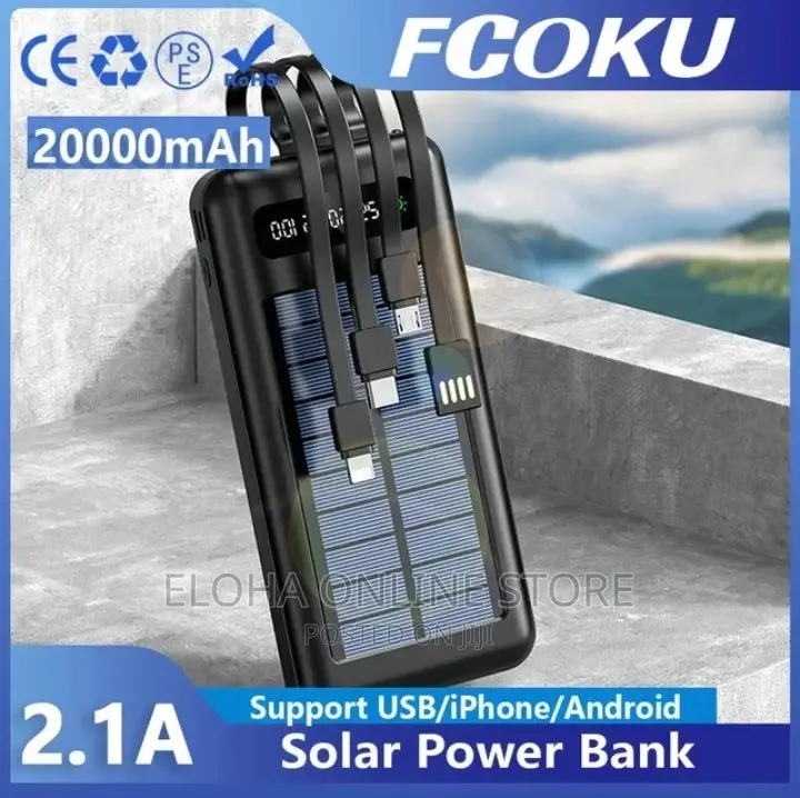 Brand New 20000mah Solar Power Bank