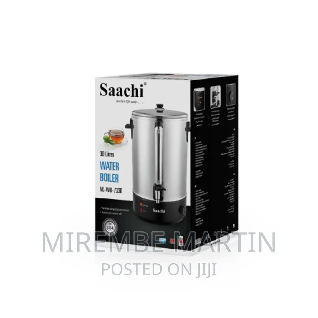 Saachi Stainless Steel Water Boiler 30 Litres Silver