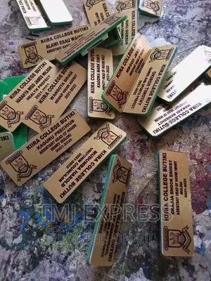 Gold and Silver Name Tags