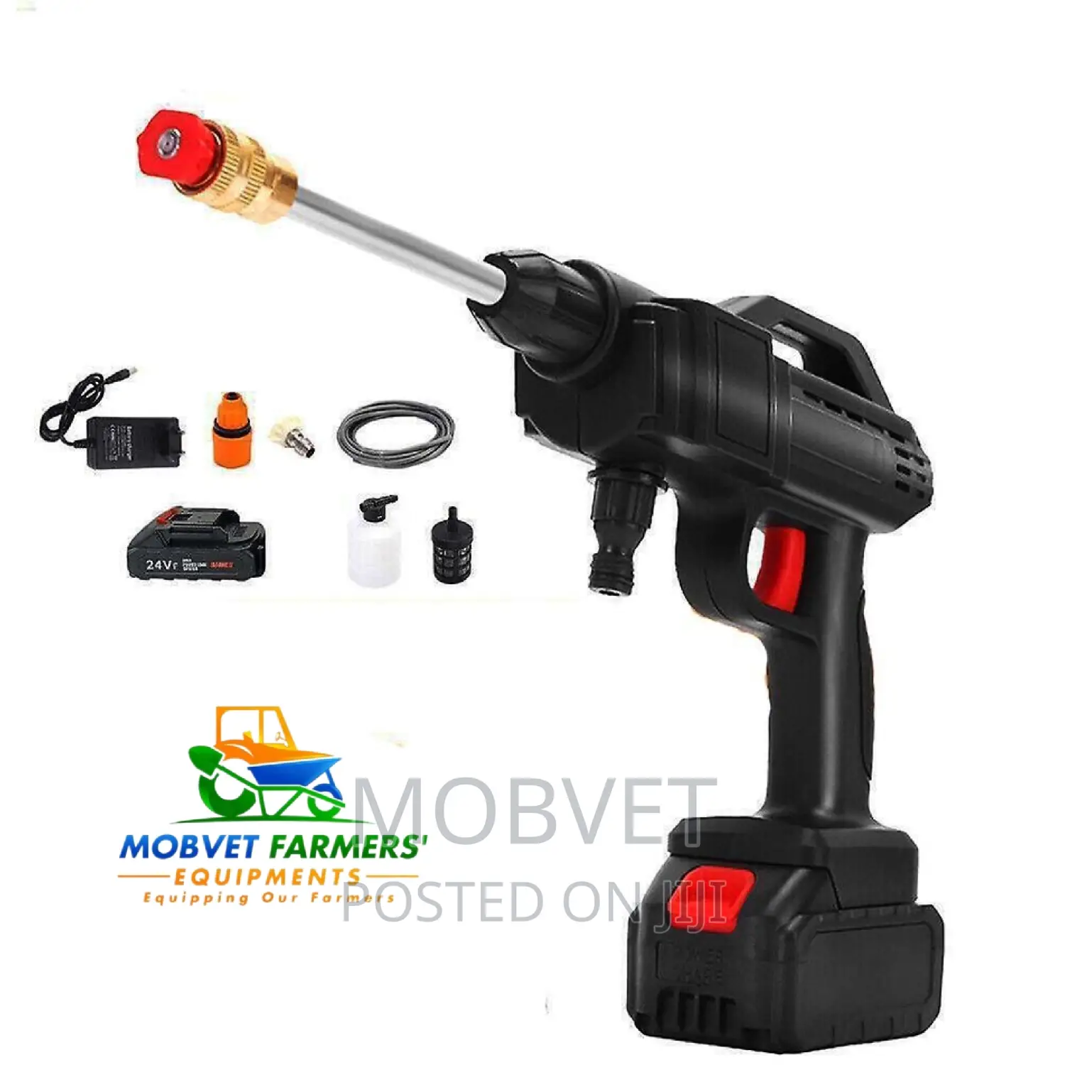 Multipurpose Jet Sprayer With Rechargeable Portable Battery