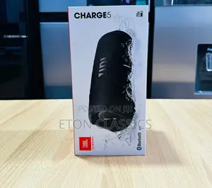 Photo - Black JBL Charge 5 Wireless Speaker