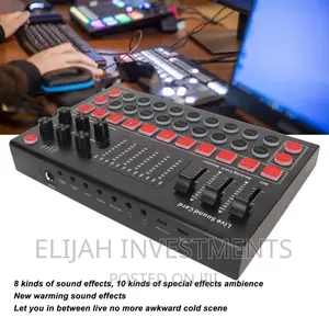 M9 Audio Interface Sound Card and Voice Mixer