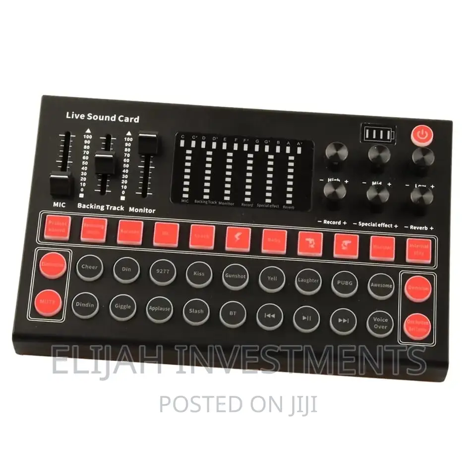 M9 Audio Interface Sound Card and Voice Mixer