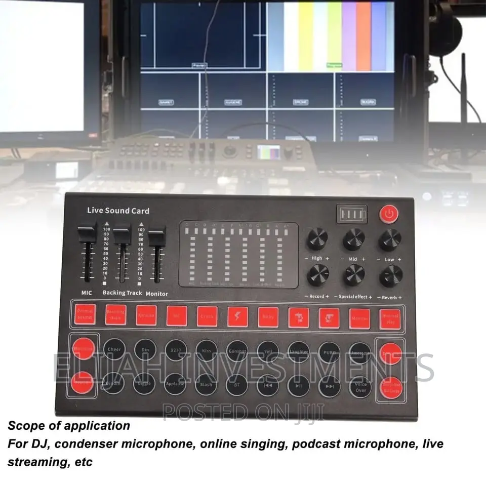 M9 Audio Interface Sound Card and Voice Mixer