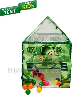 Kids Military Play Tent