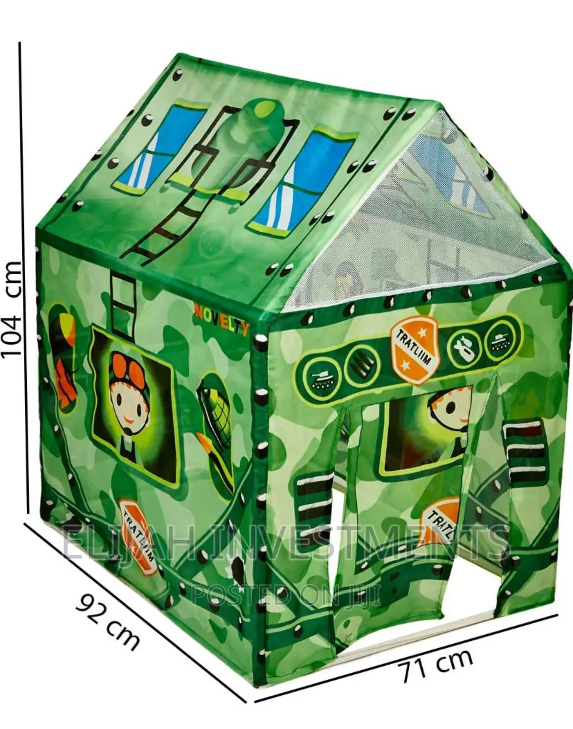 Kids Military Play Tent