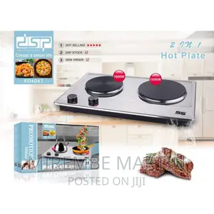 2 in 1 Hot Plate – Stainless Steel
