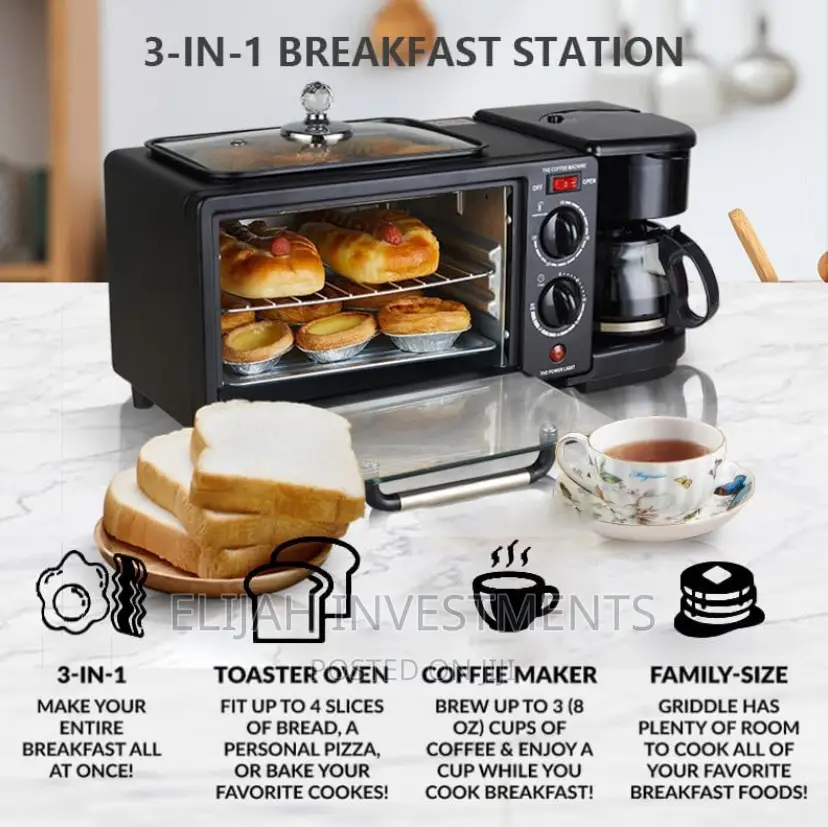 3in1 Hoffman’S Electronic Breakfast Maker