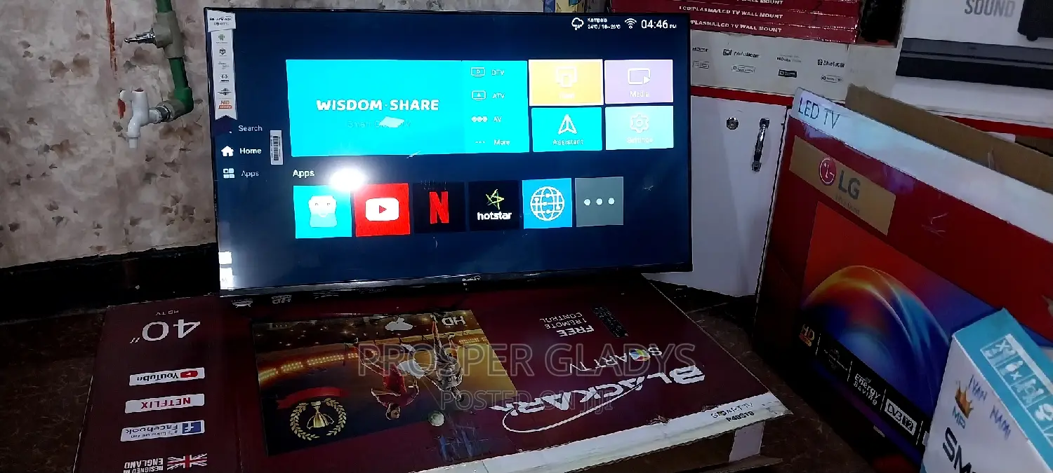 Blackark 40 Smart Digital Flat Screen Flameless.