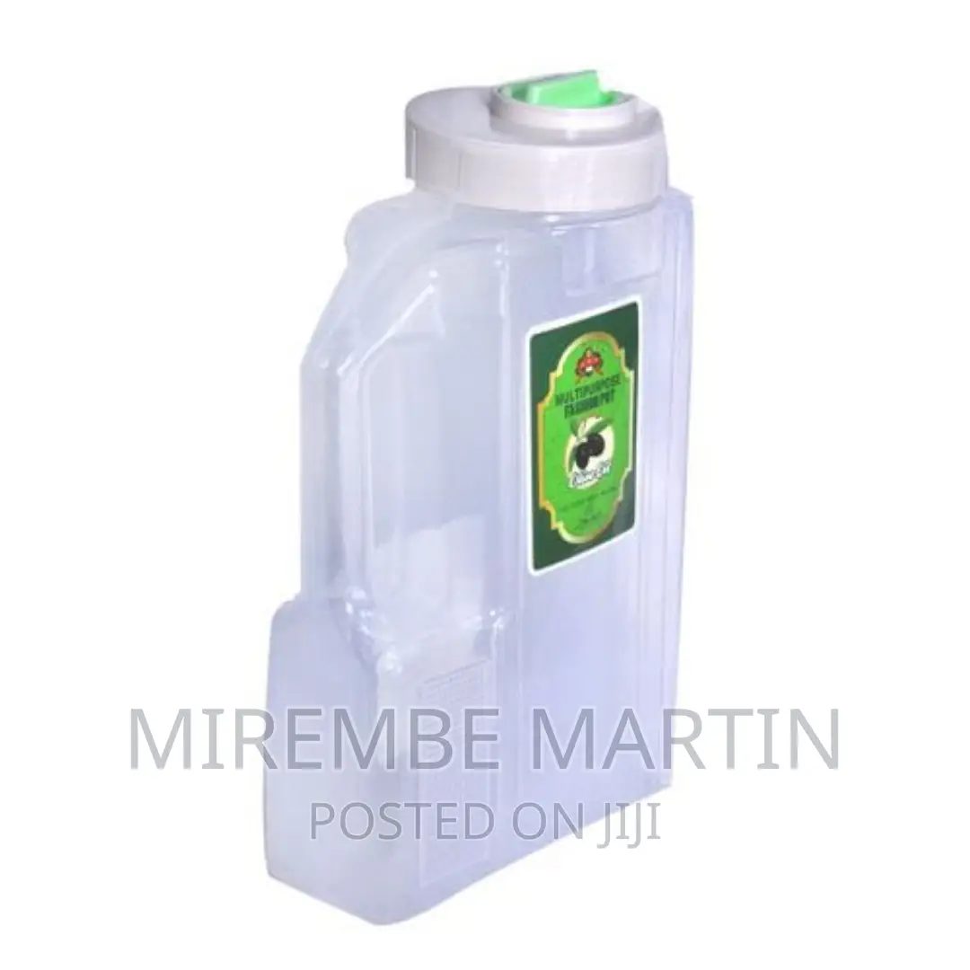 Plastic Water Fridge Bottle With 1 Glass, 1.5L