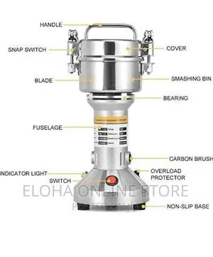 Stainless Steel Electric Powder Grinder 100g