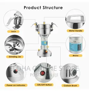 Stainless Steel Electric Powder Grinder 100g