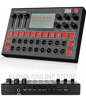 Audio Interface Sound Card and Voice Mixer
