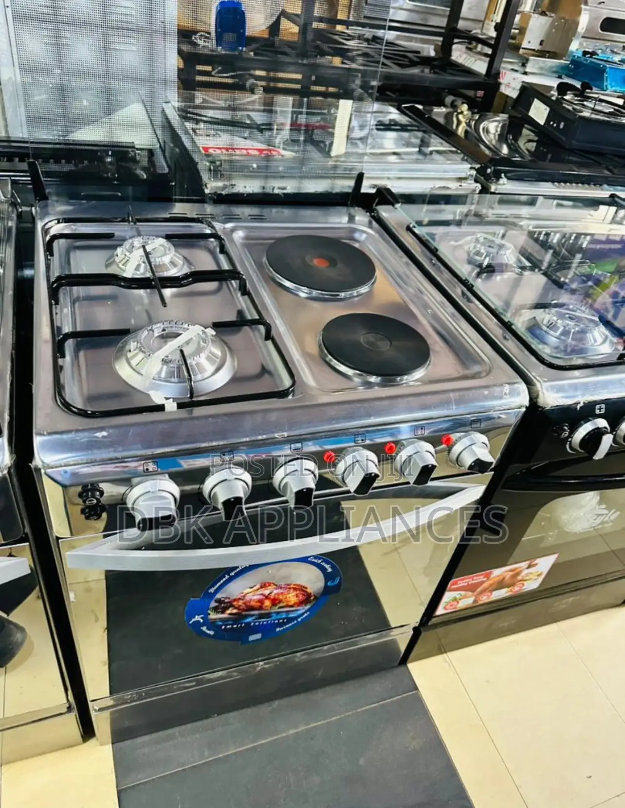 Superchef 2gas 2electric Cookers (60*60)Cm