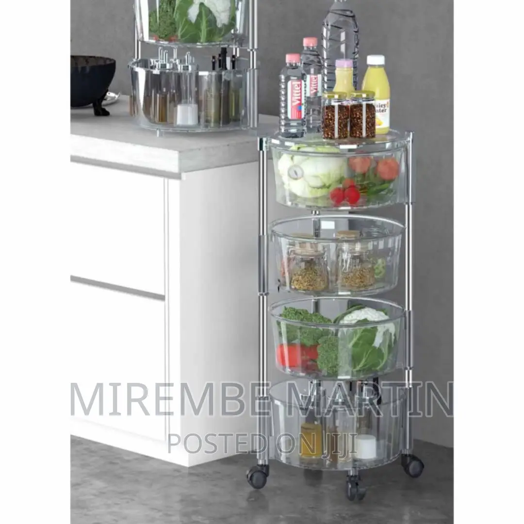 5 Layers Rotatable Storage Basket 464-S (Grey Color