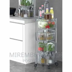 5 Layers Rotatable Storage Basket 464-S (Grey Color