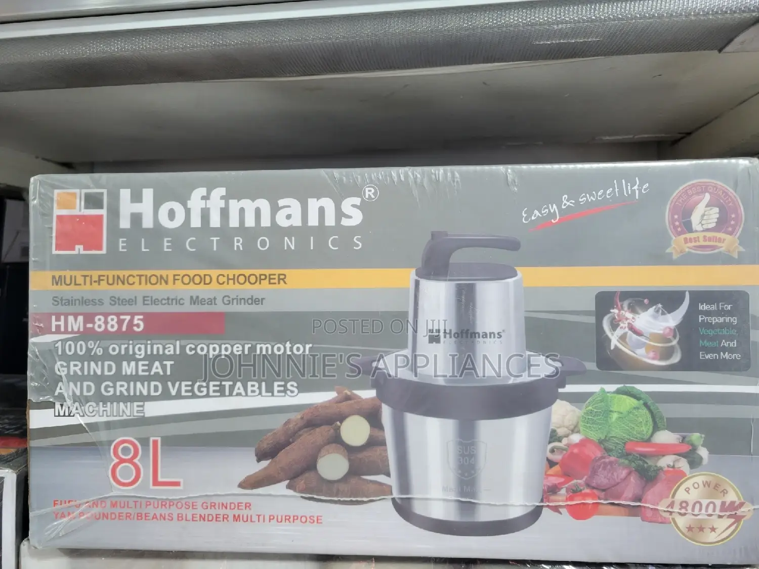 Hoffman Multifunction Food Chopper 8l
