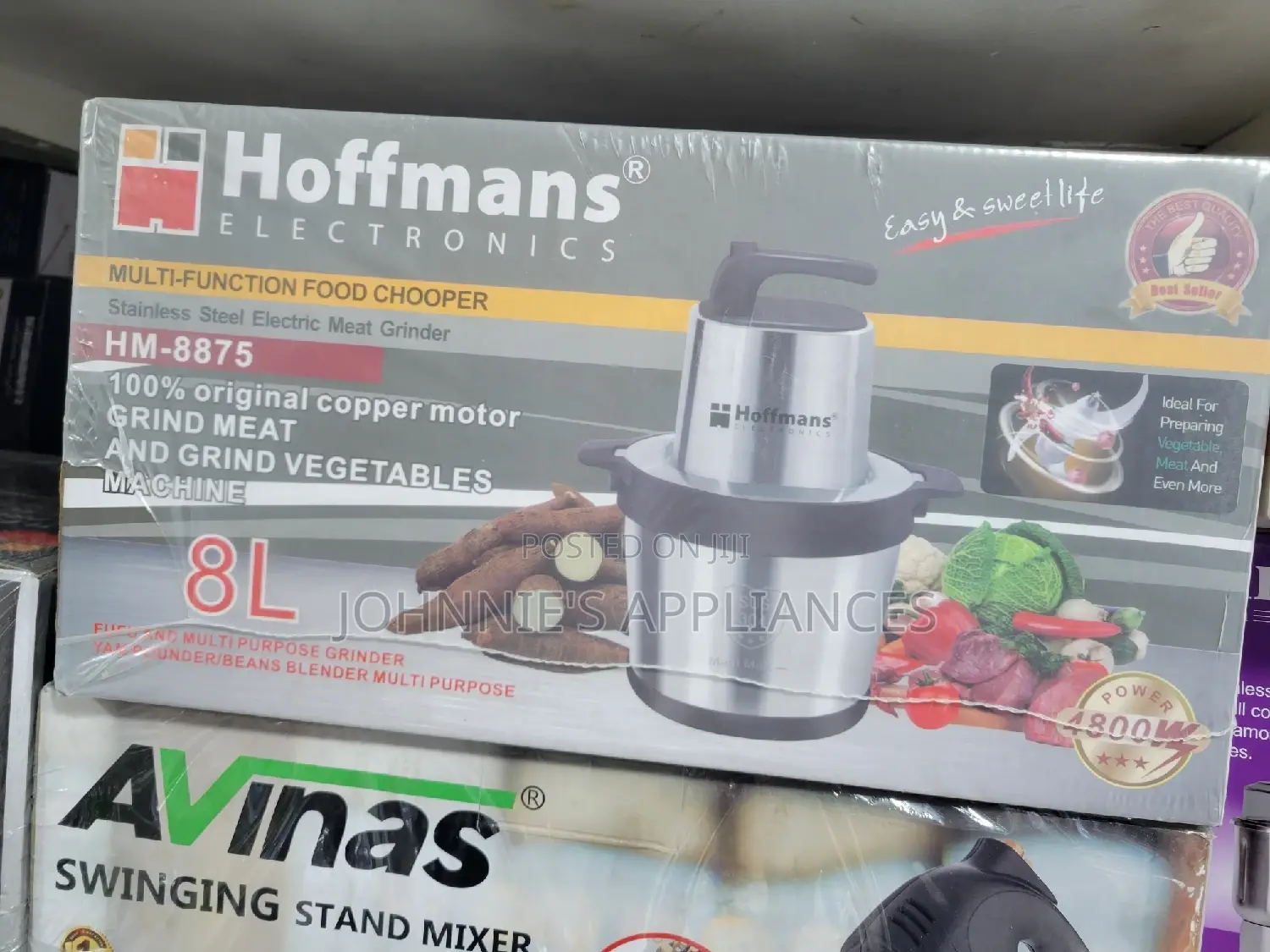 Hoffman Multifunction Food Chopper 8l