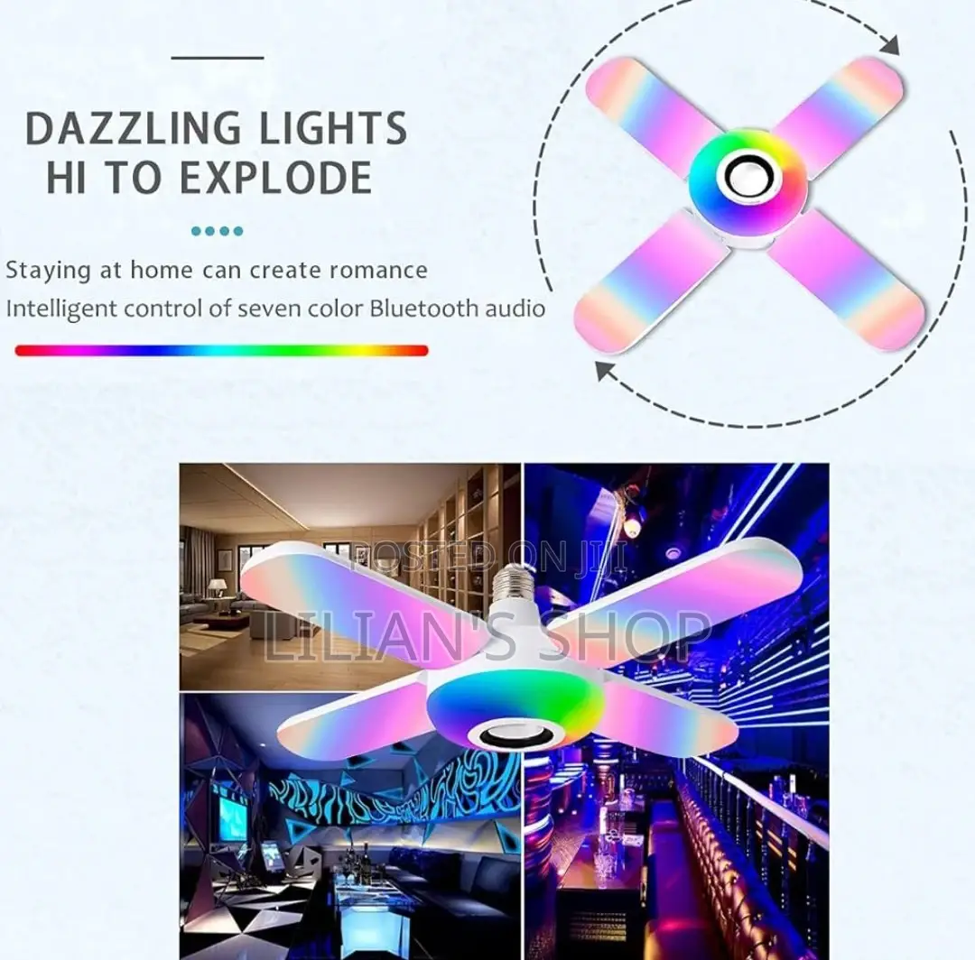 Led Light Bluetooth Music Speaker Lamp