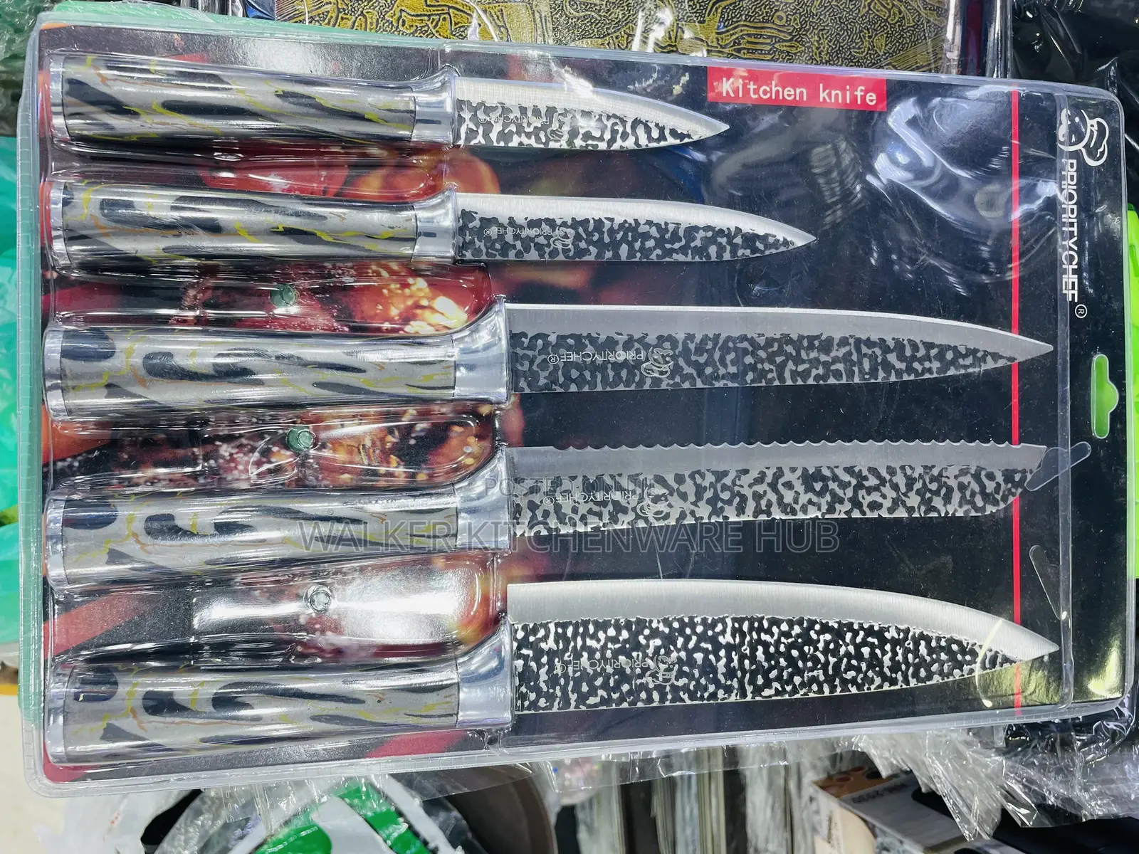 5pc Set of Classic Stainless Steel Knifes