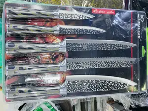 5pc Set of Classic Stainless Steel Knifes