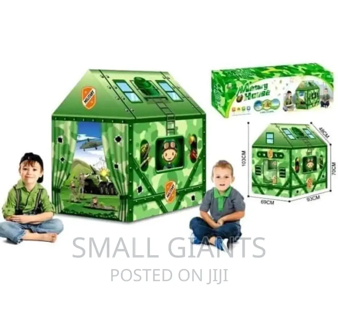 Children Military Play Tent With 50 Balls