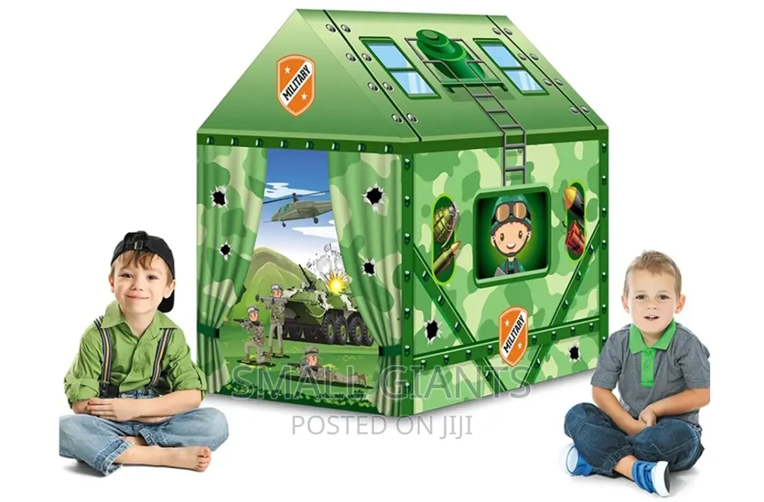 Children Military Play Tent With 50 Balls