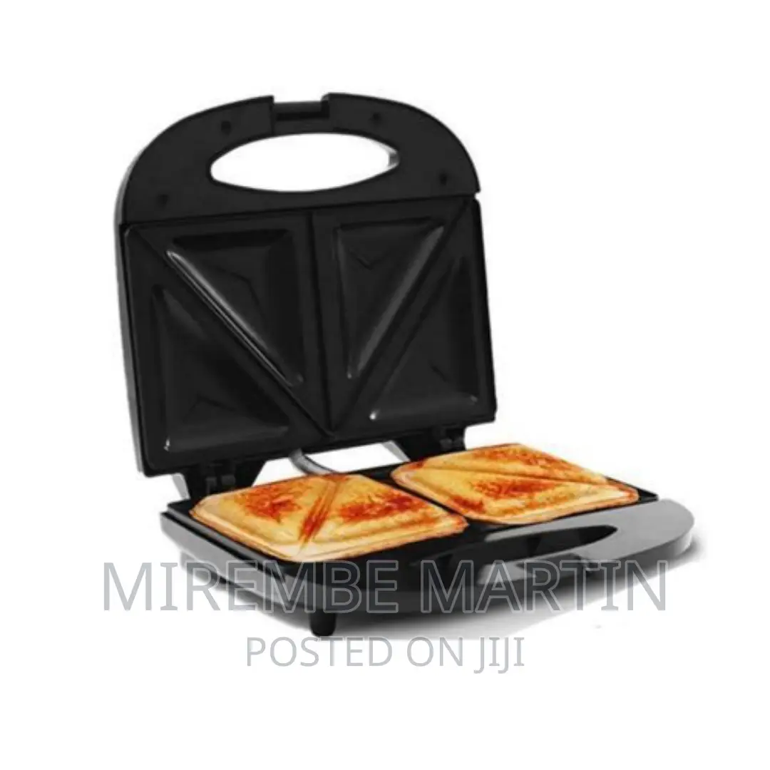 ANIVAS 2 Slice Sandwich Maker With Non Stick Plate Black