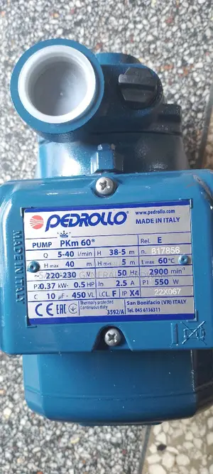 Electrical Surface Pump(0.5HP) "PEDROLLO ITALY"