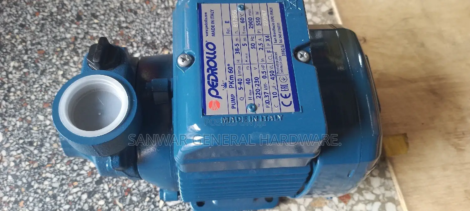 Electrical Surface Pump(0.5HP) "PEDROLLO ITALY"